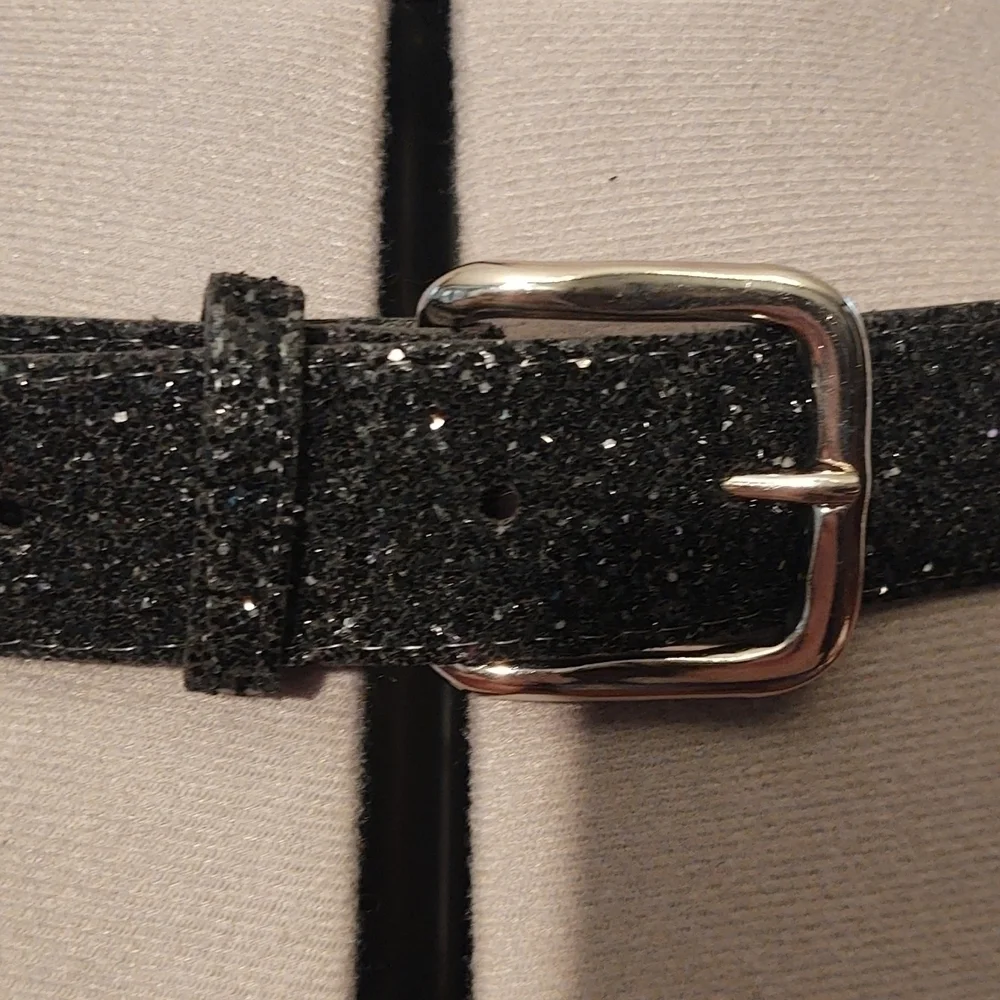 Sparkly Black Belt Sz M